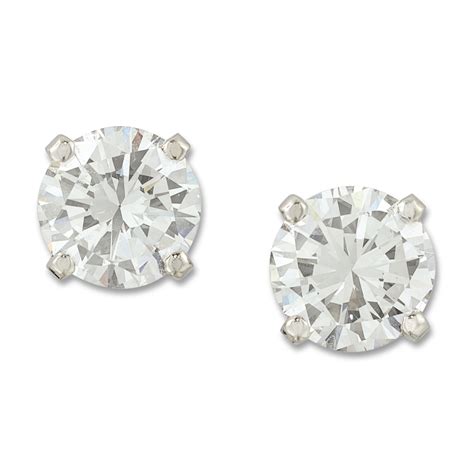 cartier 18k diamond earrings.